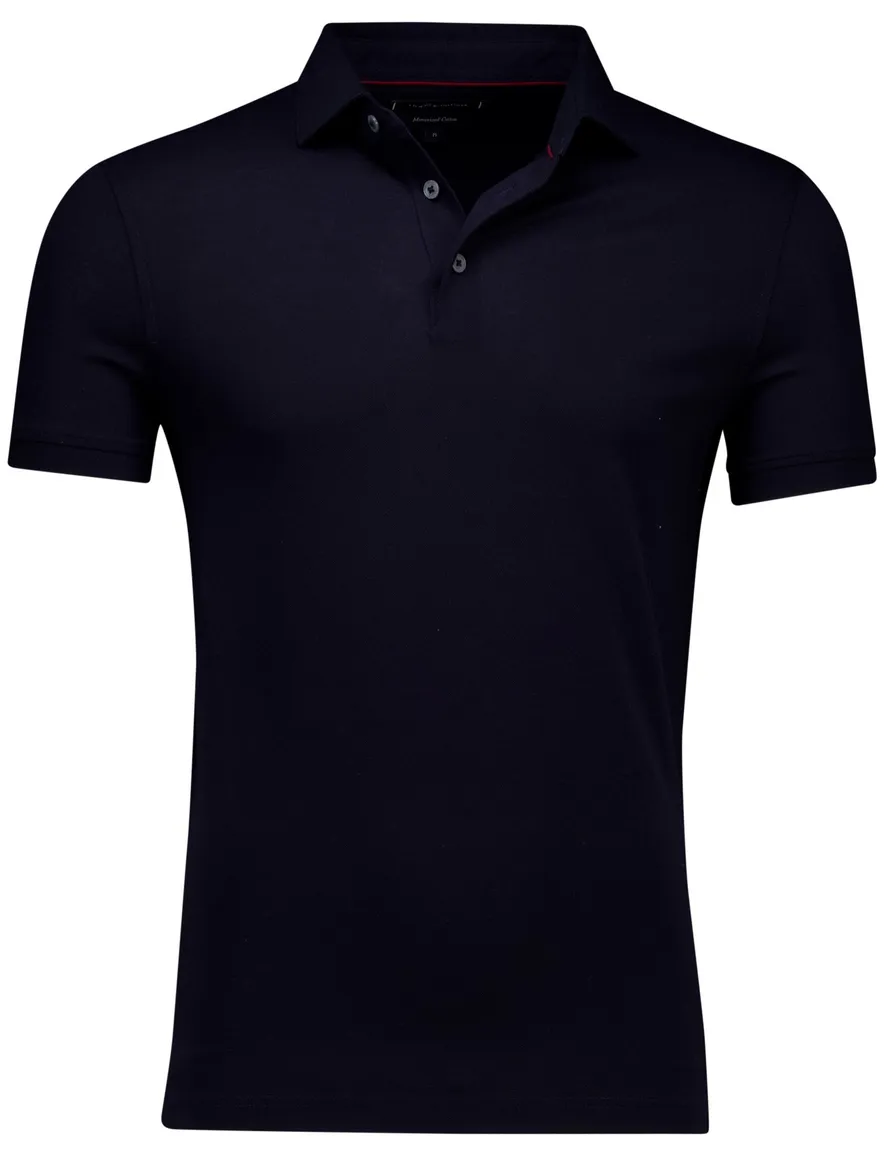 Tommy Hilfiger polo donkerblauw korte mouw