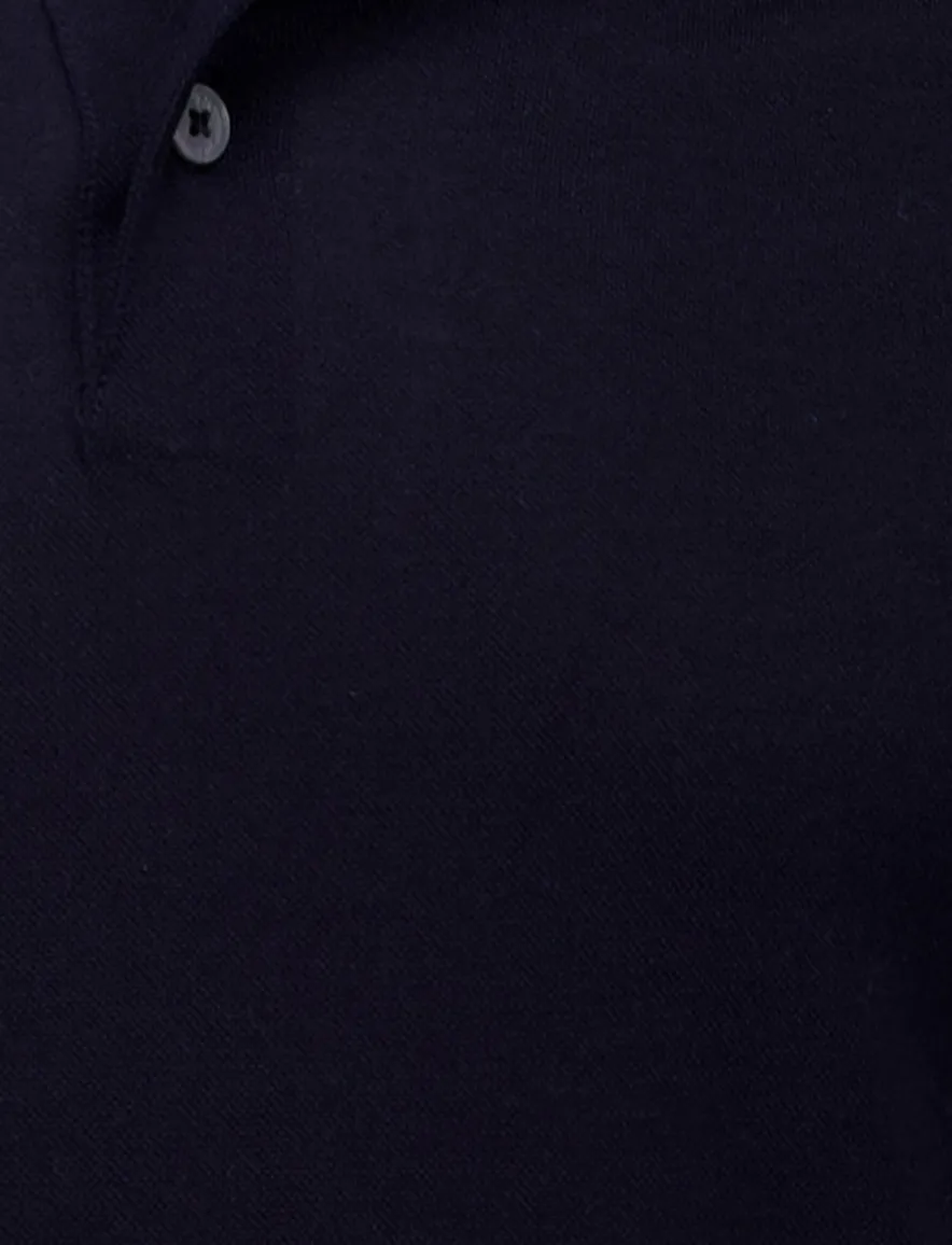Tommy Hilfiger polo donkerblauw korte mouw
