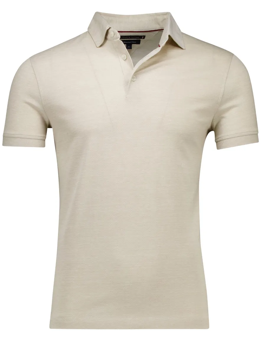 Tommy Hilfiger polo beige katoen