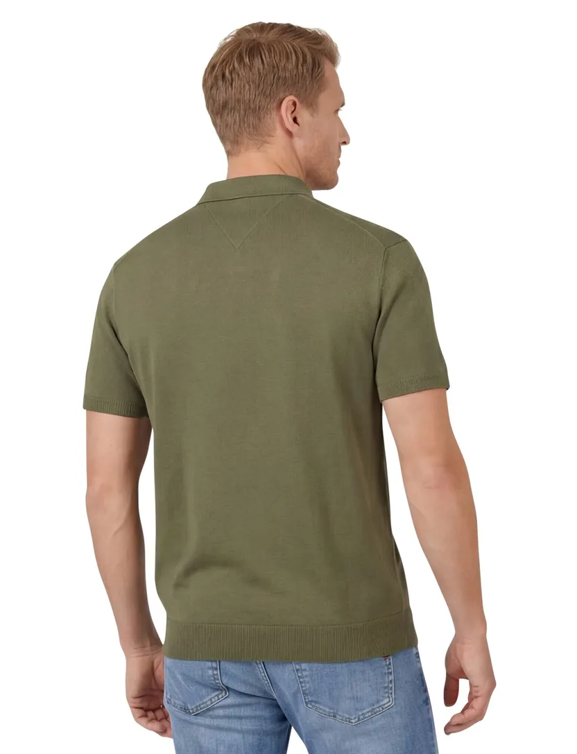 Tommy Hilfiger polo groen effen