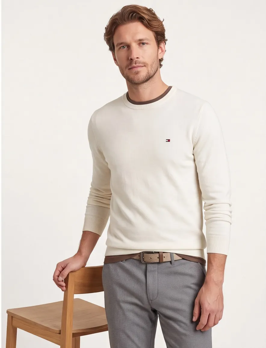 Tommy Hilfiger trui Cotton Linen