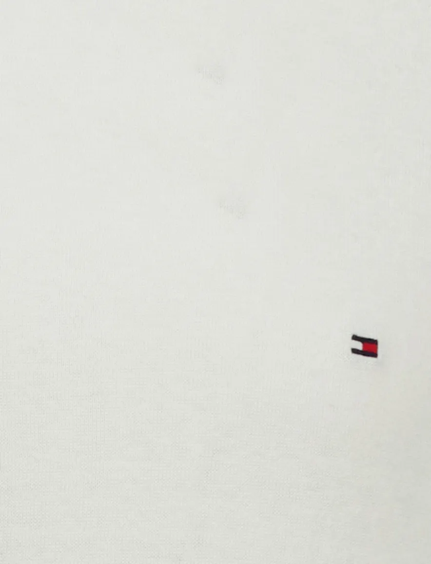Tommy Hilfiger trui katoen en linnen creme