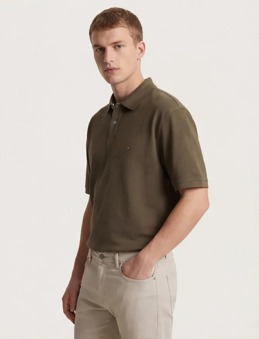 Tommy Hilfiger 1985 polo khaki Plus Size