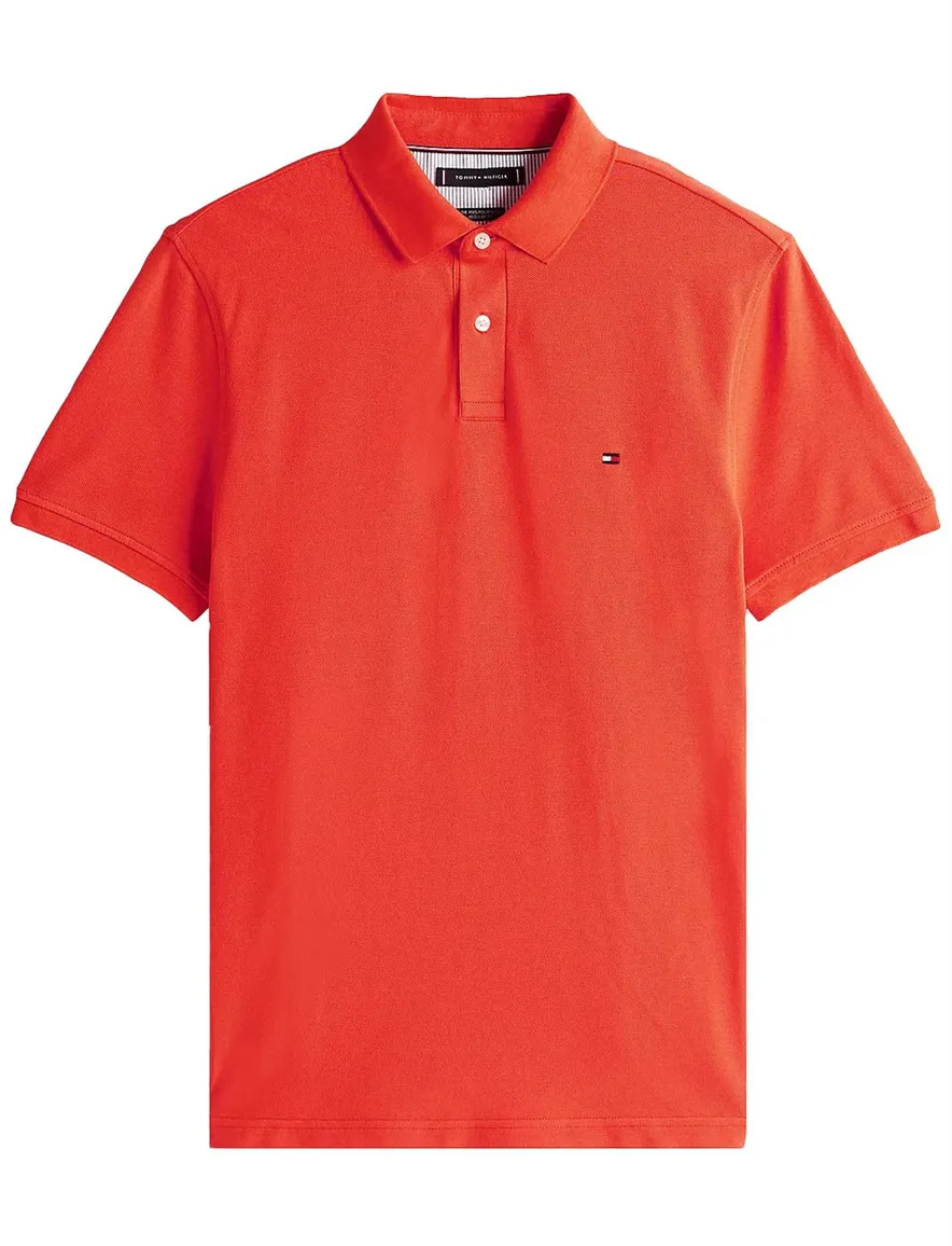 Tommy Hilfiger polo oranje Plus Size