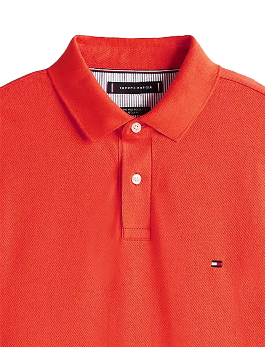 Tommy Hilfiger polo oranje Plus Size