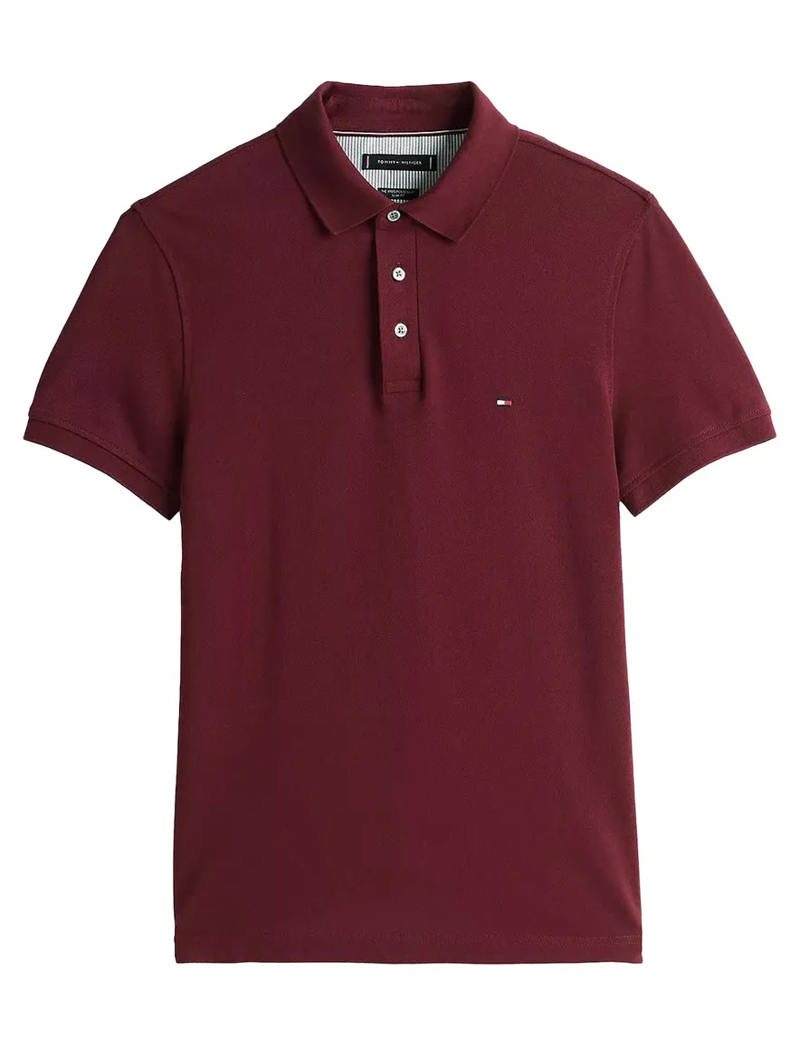 Tommy Hilfiger Plus Size 1985 polo bordeaux pique