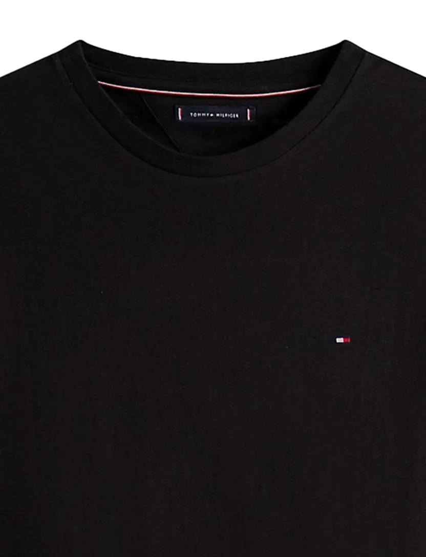 Tommy Hilfiger korte mouw t-shirt Plus Size zwart