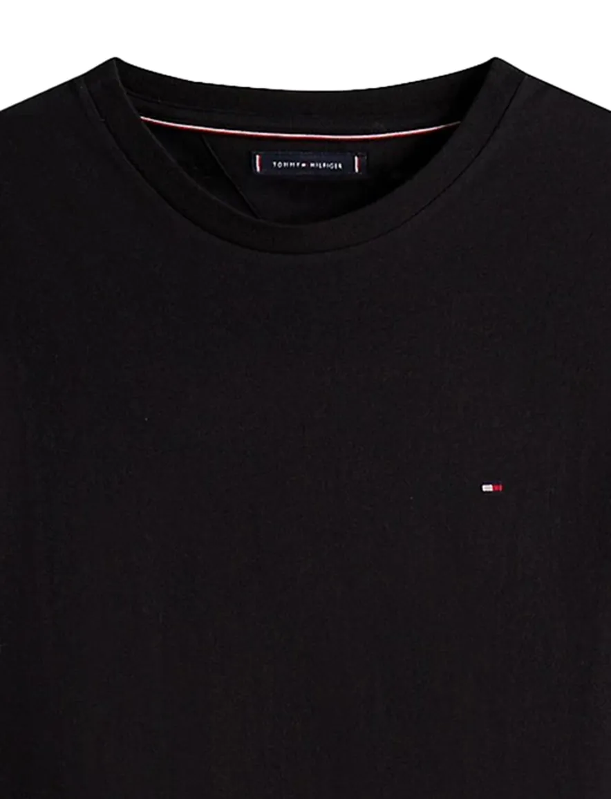 Tommy Hilfiger t-shirt korte mouw Plus Size zwart
