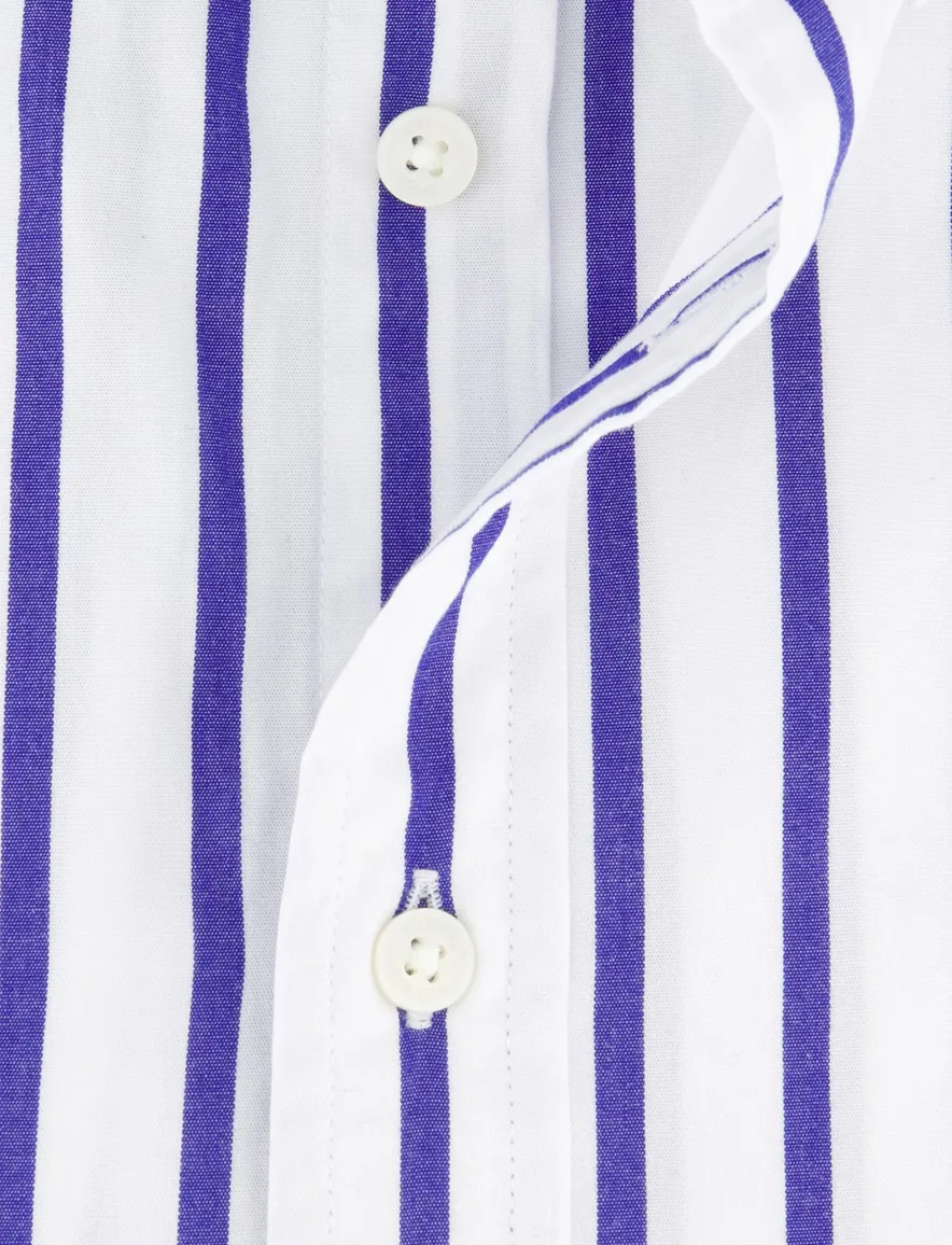 Tommy Hilfiger overhemd wit regular fit gestreept