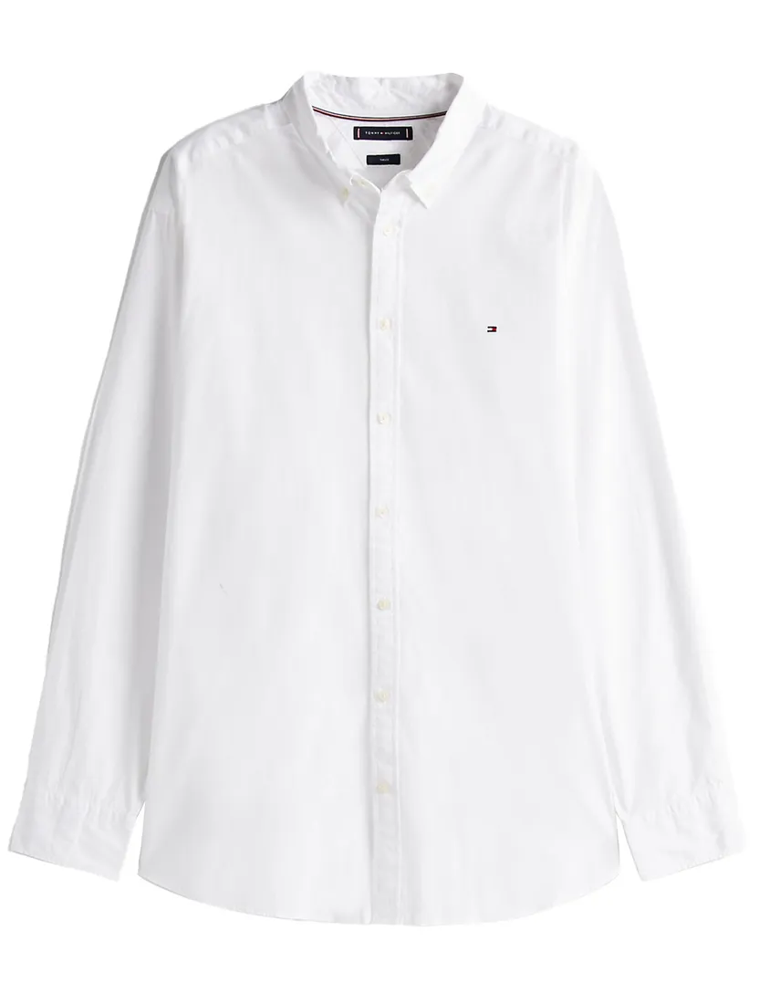 Tommy Hilfiger overhemd wit Plus Size button-down
