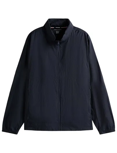 Tommy Hilfiger Tommy Hilfiger Plus waterafstotend jack donkerblauw