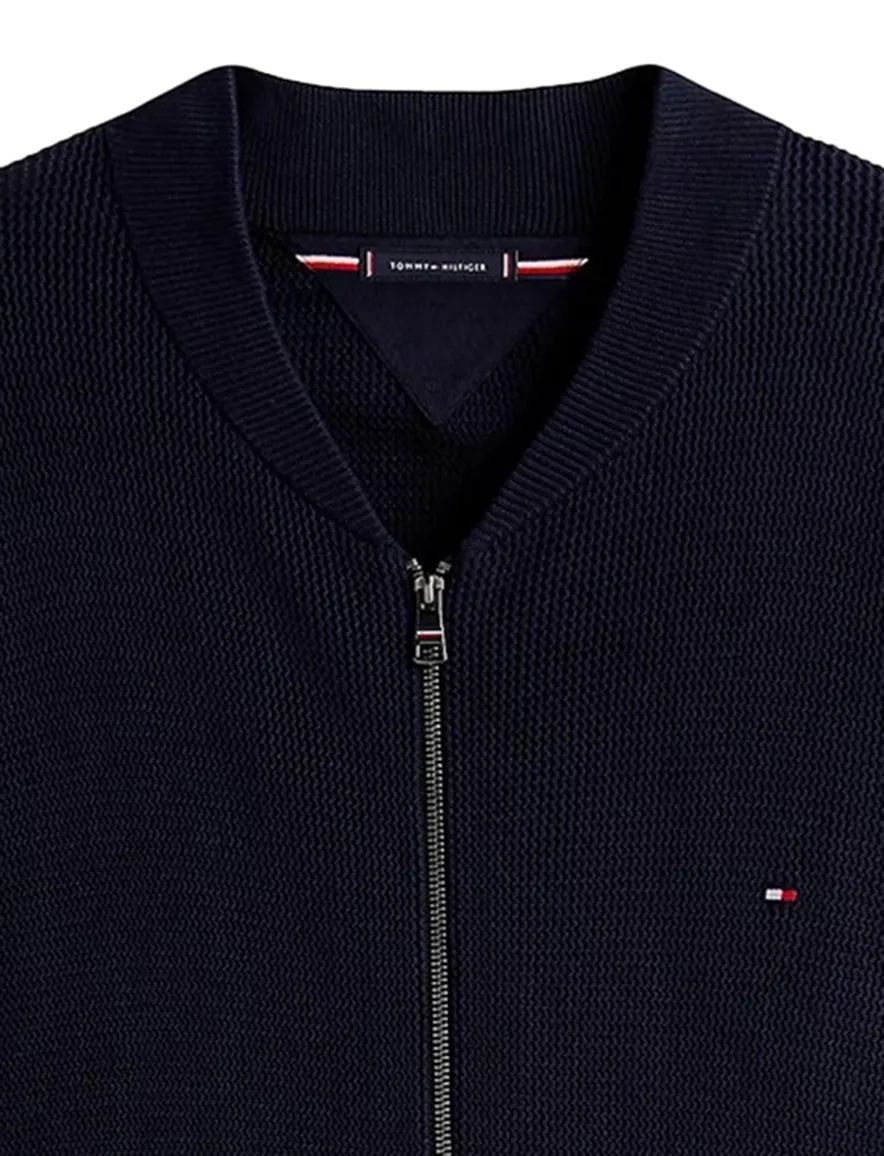 Tommy Hilfiger gebreid vest donkerblauw Plus Size