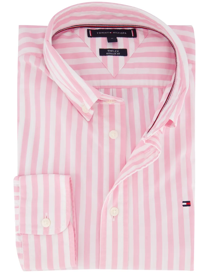 Tommy Hilfiger overhemd roze regular fit