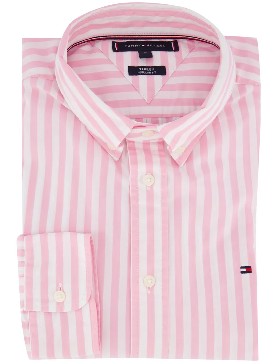 Tommy Hilfiger overhemd roze regular fit