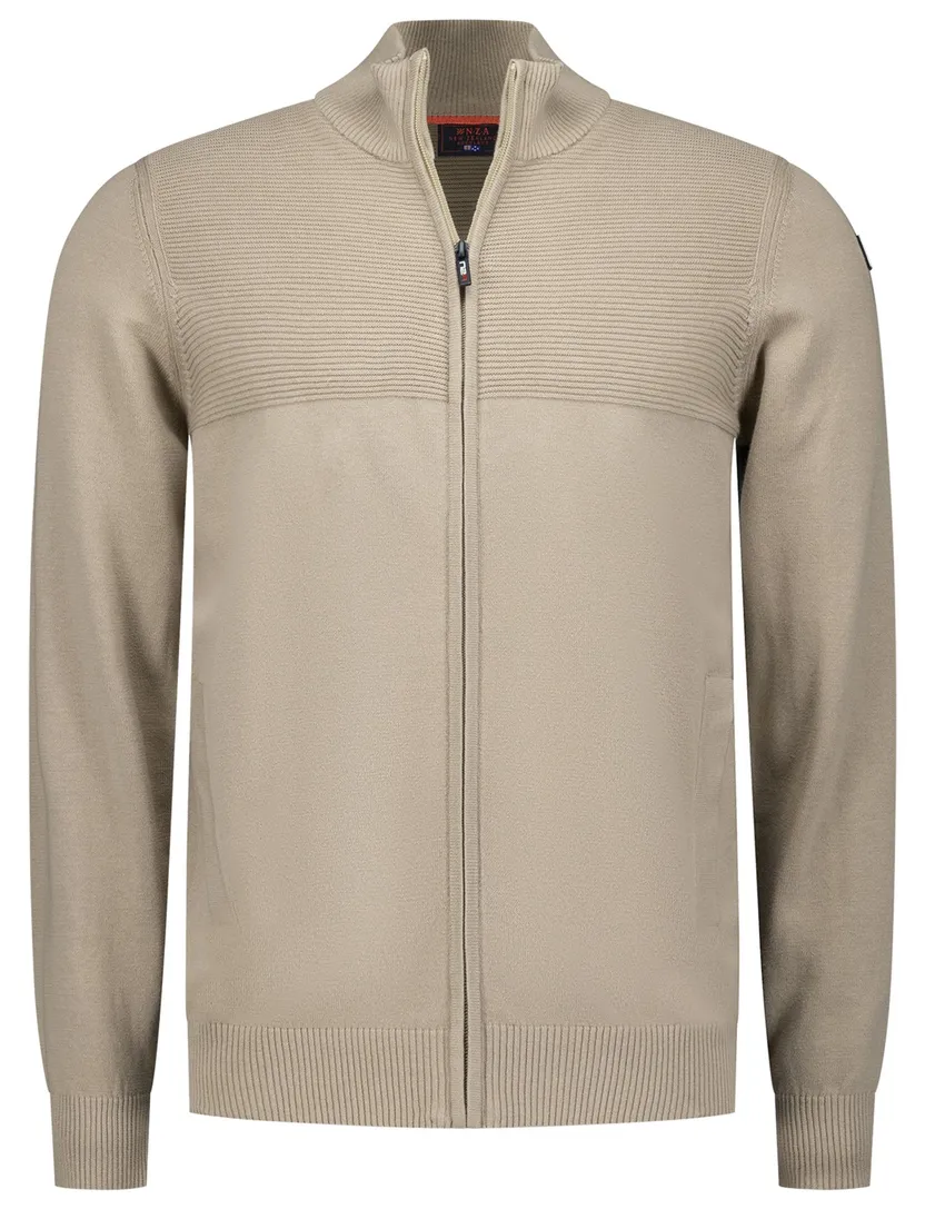NZA vest Calder beige katoen normale fit