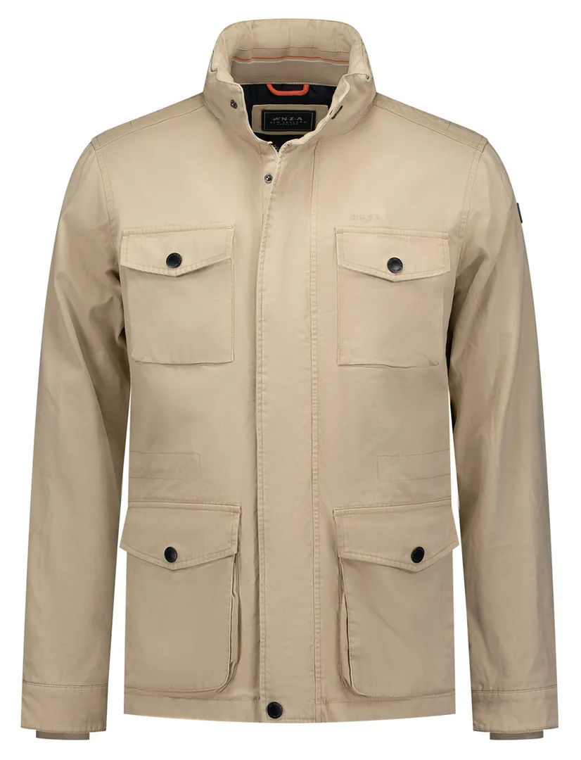 kojika  NZA zomerjas beige borstzakken effen katoen | Schulte Herenmode
