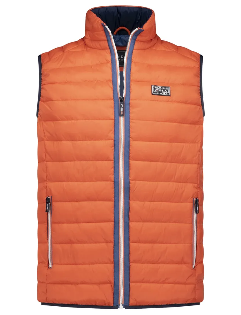 bodywarmer New Zealand effen oranje Harvey