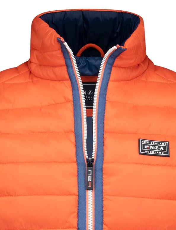 bodywarmer New Zealand effen oranje Harvey