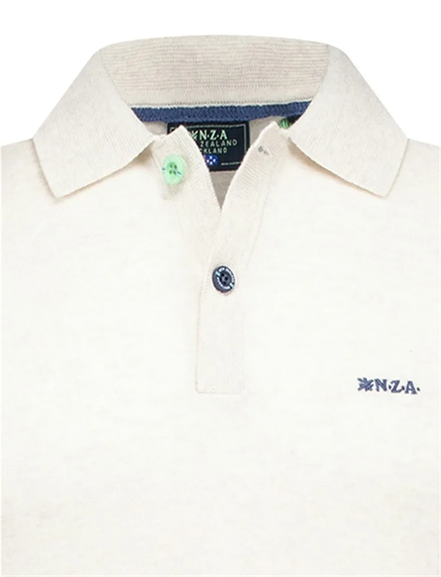 NZA poloshirt met band Sergio beige