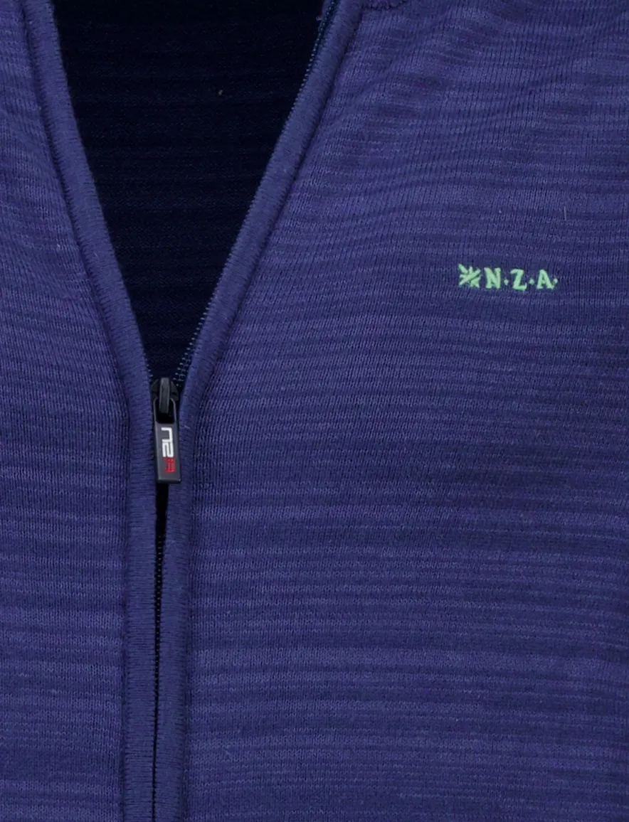 New Zealand vest blauw katoen