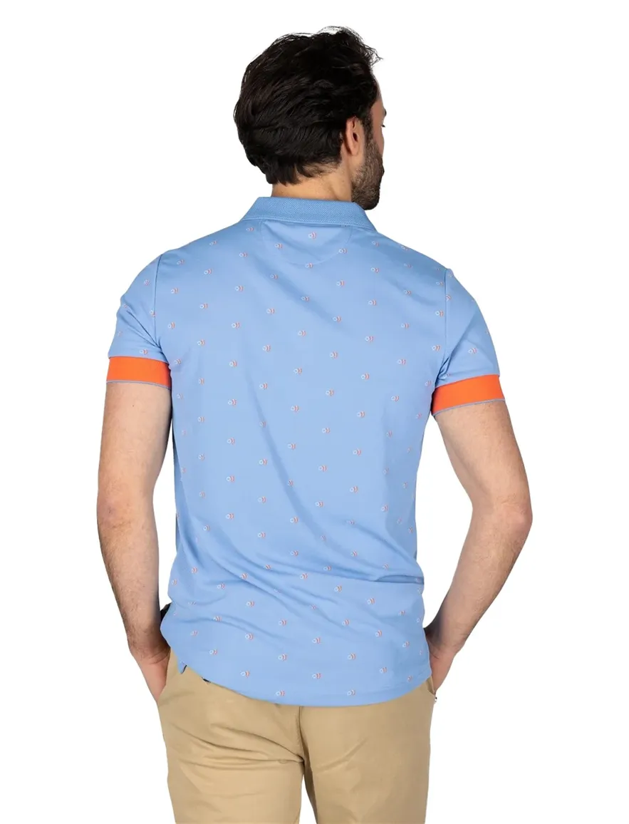 poloshirt korte mouw blauw New Zealand