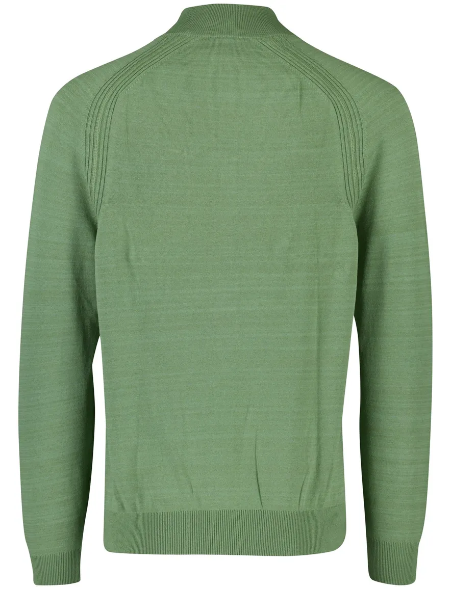 NZA Oakley sweatvest groen gemeleerd