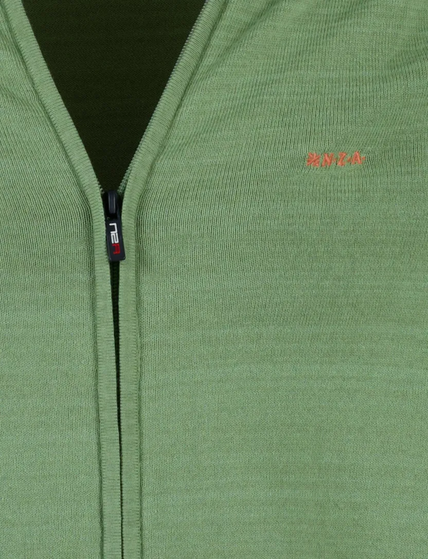 Groen katoenen gemeleerd sweatvest NZA Oakley