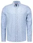 overhemd New Zealand Tate blauw geprint