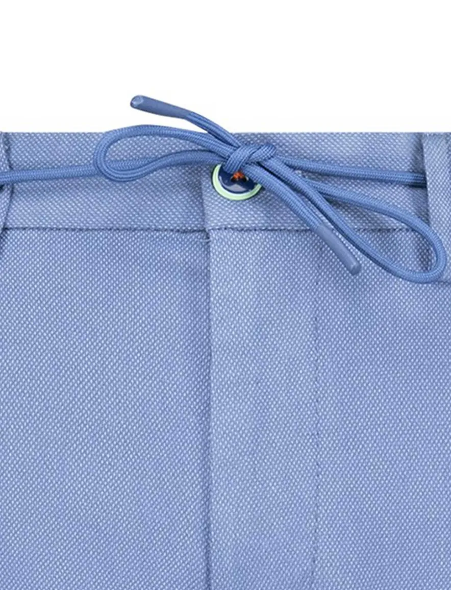 NZA bermuda blauw effen