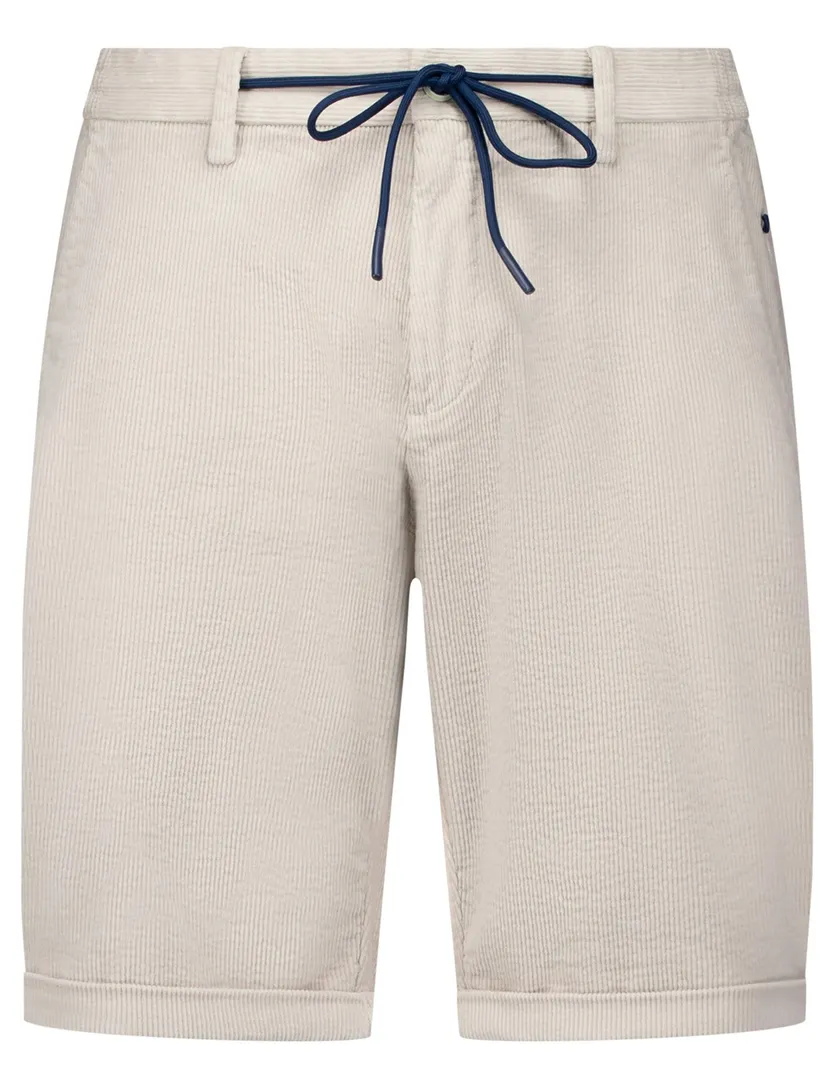 New zealand katoenen korte broek rib effen beige