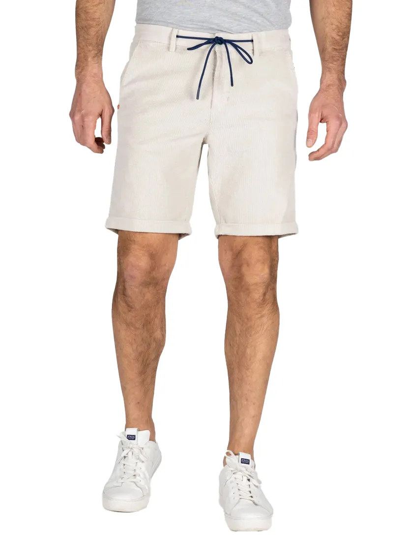 New zealand katoenen korte broek rib effen beige