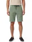 NZA korte broek rib stof effen groen normale fit katoen