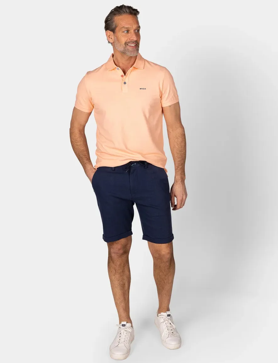 NZA poloshirt oranje Peter