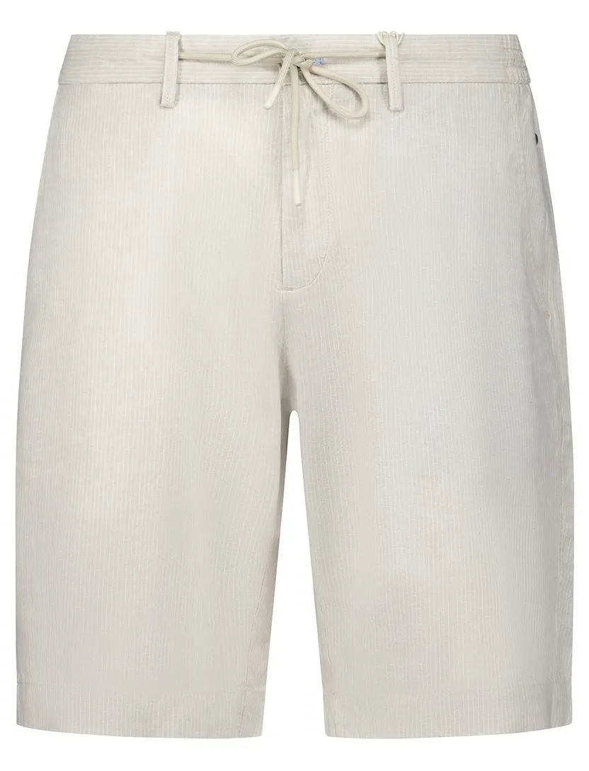 New Zealand korte broek gestreept creme normale fit