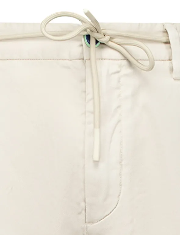 New Zealand korte broek effen creme normale fit