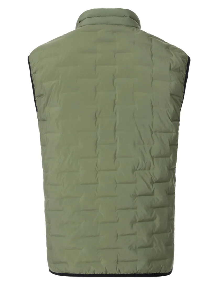 Casa Moda Bodywarmer groen effen wijde fit