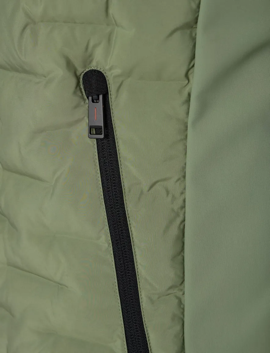 Casa Moda Bodywarmer groen effen gewatteerd