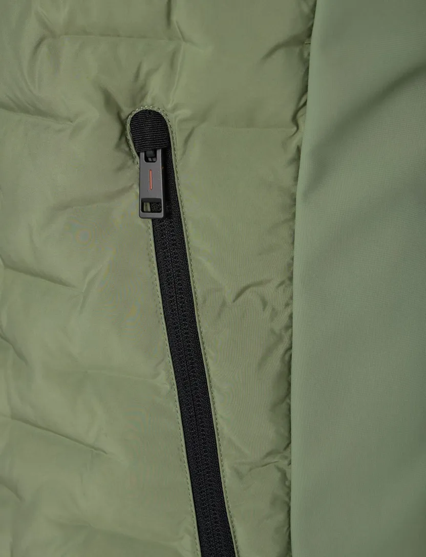 Casa Moda Bodywarmer groen effen wijde fit