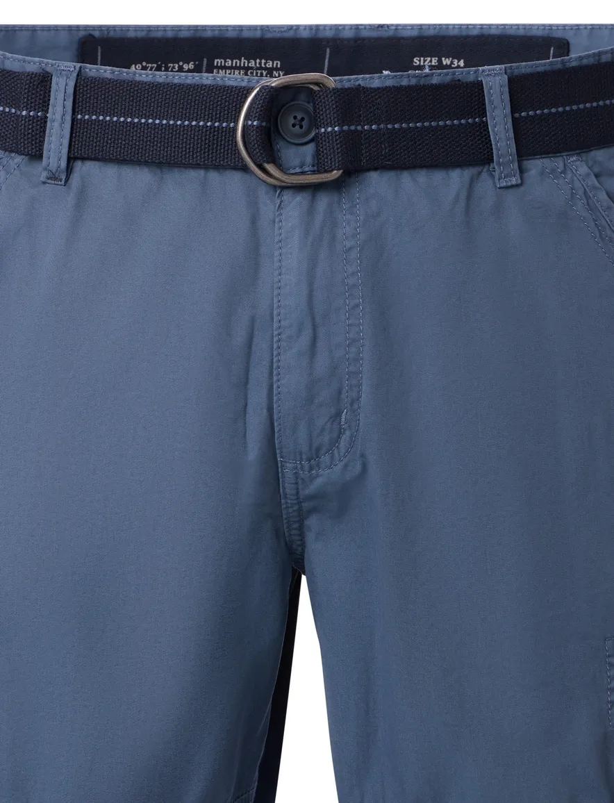 Casa Moda Bermuda middenblauw cargo katoen