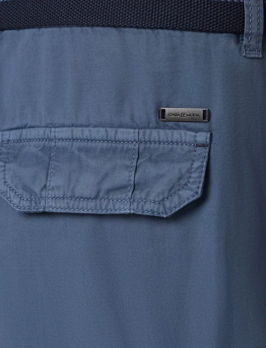 Casa Moda Bermuda middenblauw cargo katoen
