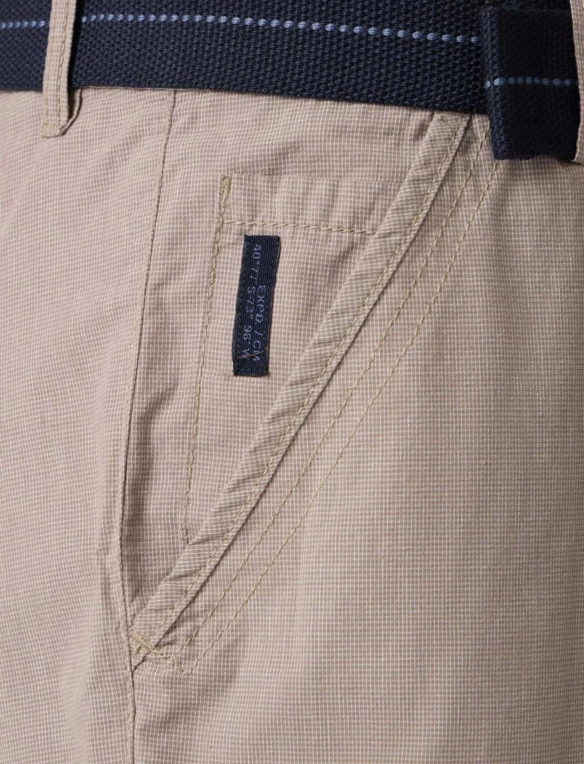 Casa Moda Bermuda beige effen cargo katoen