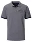 Casa Moda polo blauw pique 3 knoops katoen