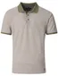 Casa Moda polo groen geprint regular fit