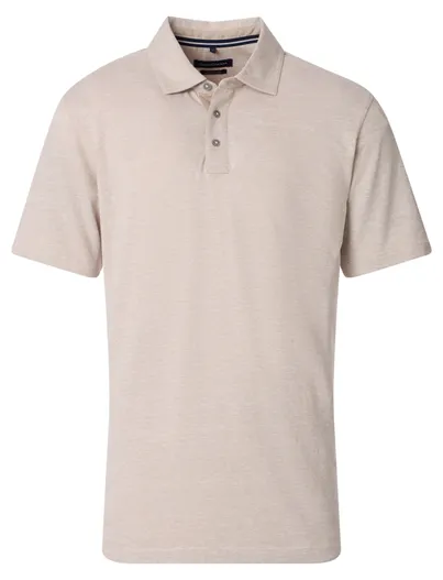 Casa Moda Casa Moda polo beige melange gemêleerd