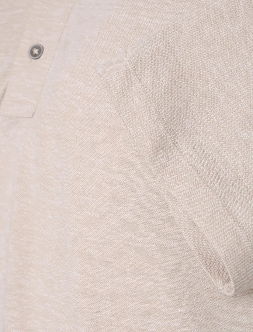 Casa Moda polo beige melange regular fit