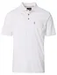 Casa moda poloshirt wit 3-knopen