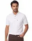 Casa moda poloshirt wit effen korte mouw