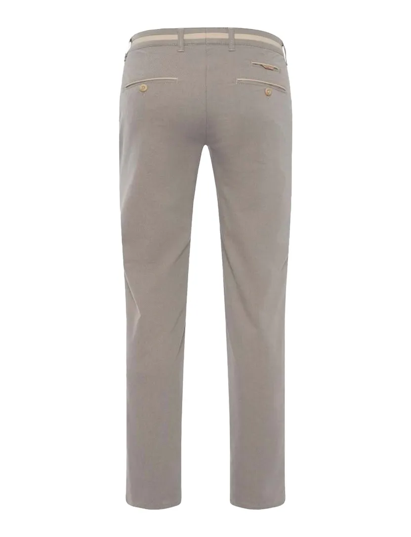 Brax Pantalon bruin katoenen effen