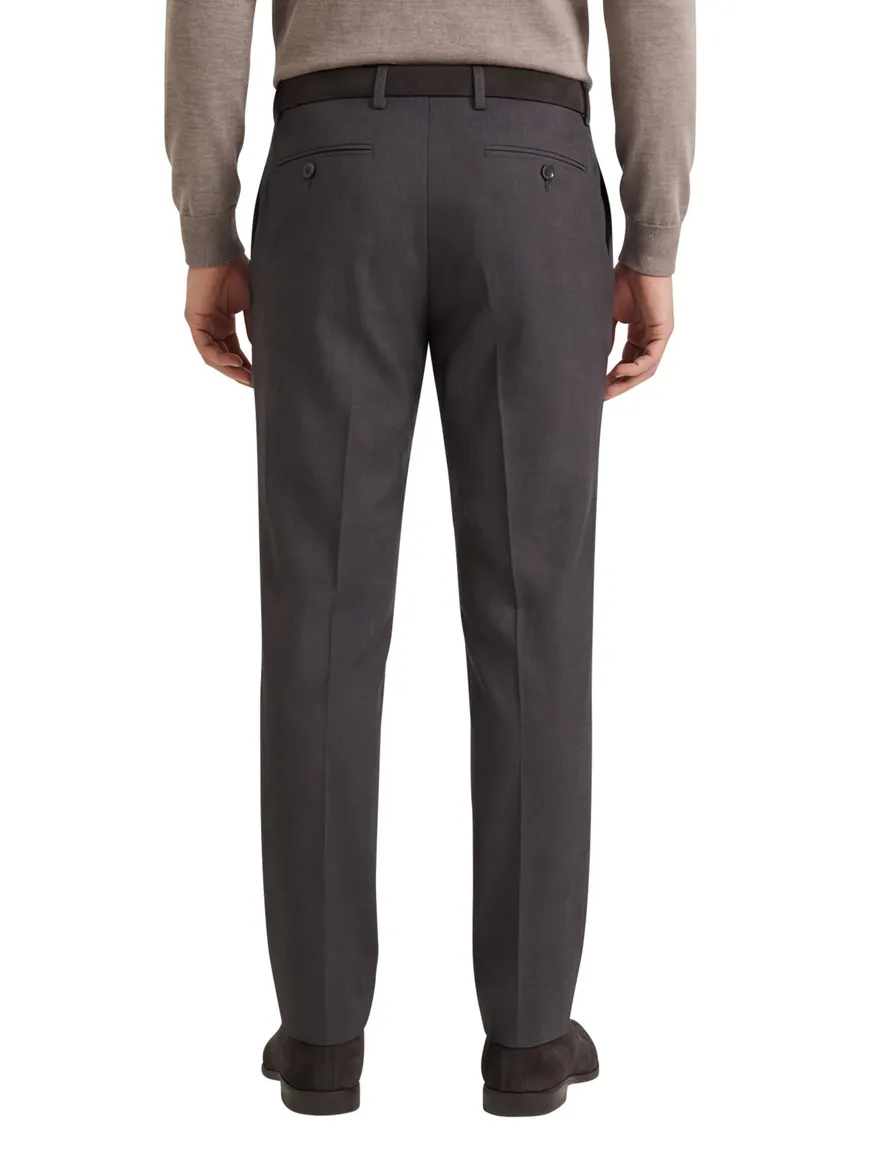 Eurex pantalon Jan grijs flatfront model