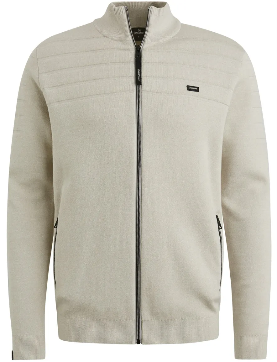 Vanguard vest wit effen normale fit